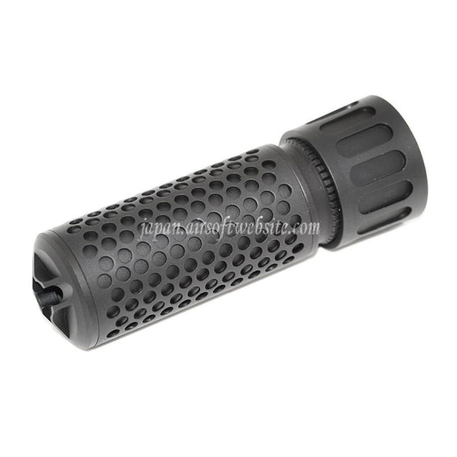5KU 125mm 5インチ KACスタイル QDC/CQBサプレッサー サイレンサー（フラッシュハイダー付き）-14mm CCW 反時計回りネジバレルライフルに適エアソフト合