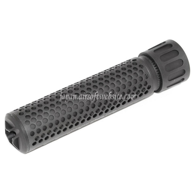 5KU 179mm 7インチ KACスタイル QDC/CQBサプレッサー サイレンサー（フラッシュハイダー付き）-14mm CCW 反時計回りネジバレルライフルに適エアソフト合