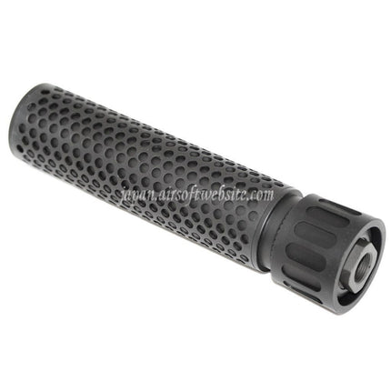 5KU 179mm 7インチ KACスタイル QDC/CQBサプレッサー サイレンサー（フラッシュハイダー付き）-14mm CCW 反時計回りネジバレルライフルに適エアソフト合