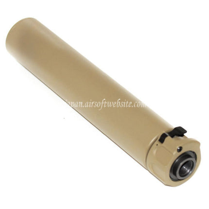 5KU 213mm SOCOM762 RCサプレッサー サイレンサー（フラッシュハイダー付き）-14mm CCW 反時計回りネジ式バレルライフルエアガン用