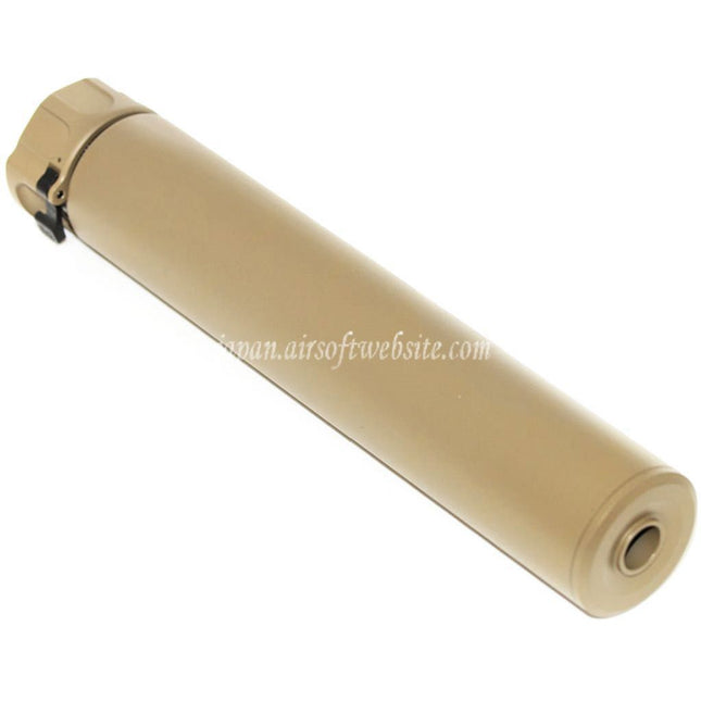 5KU 213mm SOCOM762 RCサプレッサー サイレンサー（フラッシュハイダー付き）-14mm CCW 反時計回りネジ式バレルライフルエアガン用