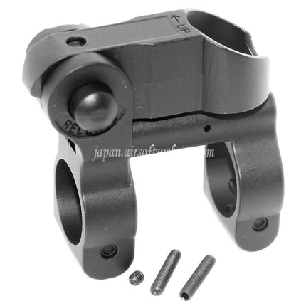 CYMA SPRスタイル MK12 MOD 0 タクティカル フリップアップ フロントサイト M4 M16シリーズ AEG ライフル エアソフト ブラック