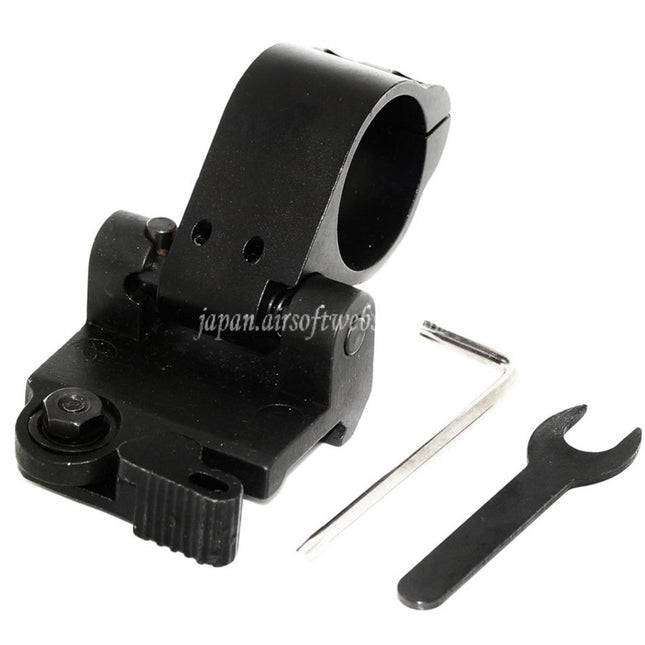 Airsoft Website 30mmタクティカル フリップトゥサイドQD FTSマウント 20mmレールシステム対応 ブラック