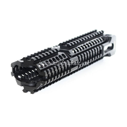 Airsoft Website 260mm CNCアルミ製 Zenスタイルハンドガードレールシステム GHK LCT 東京マルイ E&L CYMA AKシリーズ電動ガン対応 ブラック