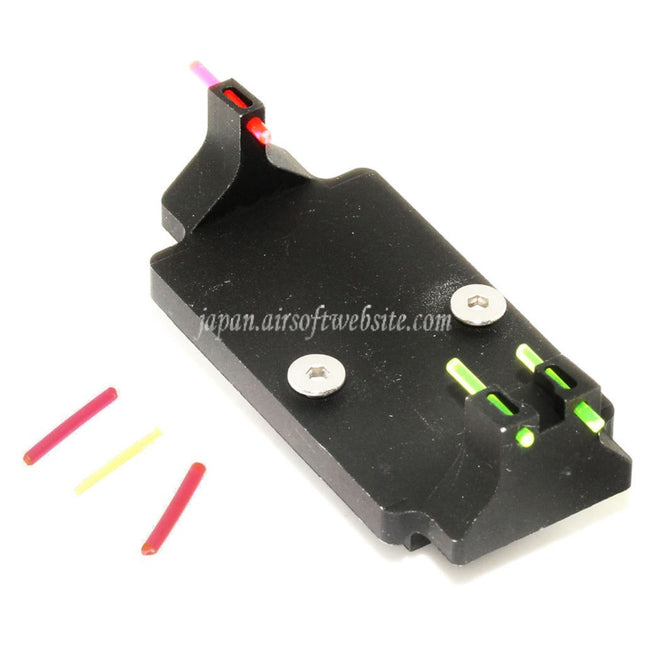 5KU RMRスタイル ファイバーオプティックサイトベースマウント 東京マルイ G17 G18C Gシリーズ GBBピストル エアソフトガン対応