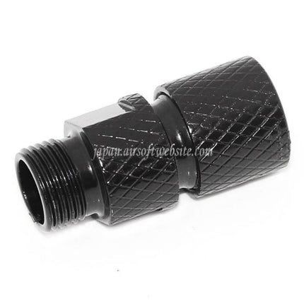 Airsoft Website バレルサイレンサーコンペンセイターアダプター (-12mm → -14mm) レンチ付き 東京マルイ G17シリーズピストル対応