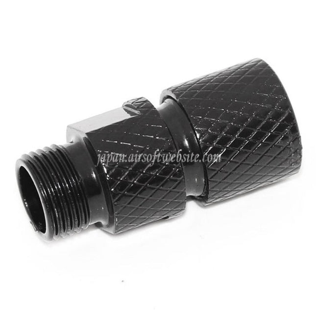 Airsoft Website バレルサイレンサーコンペンセイターアダプター (-12mm → -14mm) レンチ付き 東京マルイ G17シリーズピストル対応