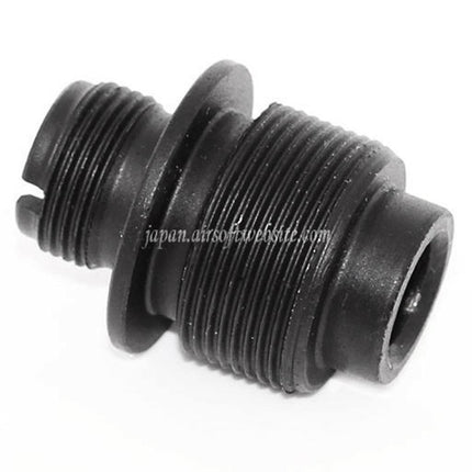 Airsoft Website バレルサイレンサーコンペンセイターアダプター -14mm 逆ネジ 反時計回り VSR-10 MB03 MB07 MB09 MB10 MB11 MB12シリーズスナイパーライフル対応