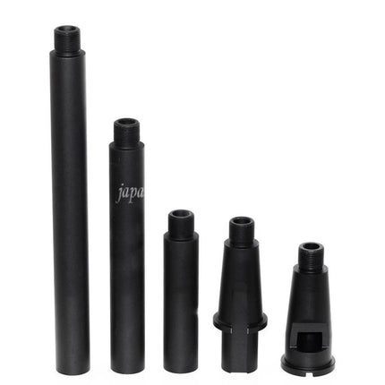 Airsoft Website アルミ製 M4A1 4セグメントアウターバレル 14mm逆ネジ M4/M16シリーズ電動ガン(18.125インチ)/GBBR(17.25インチ)ライフル対応