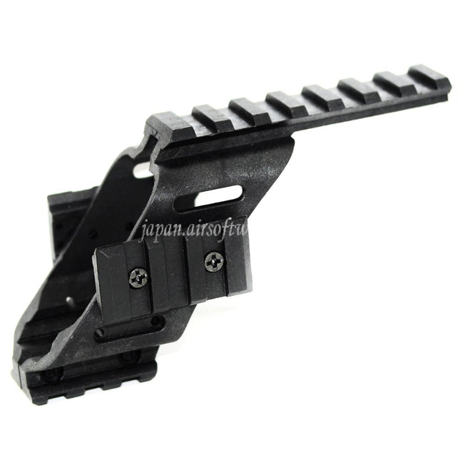 Airsoft Website 20mmウィーバーレール スコープマウントベース WE KSC TANAKA 東京マルイ G17 G18Cシリーズピストル対応 ブラック