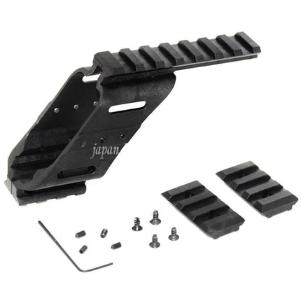 Airsoft Website 20mmウィーバーレール スコープマウントベース WE KSC TANAKA 東京マルイ G17 G18Cシリーズピストル対応 ブラック