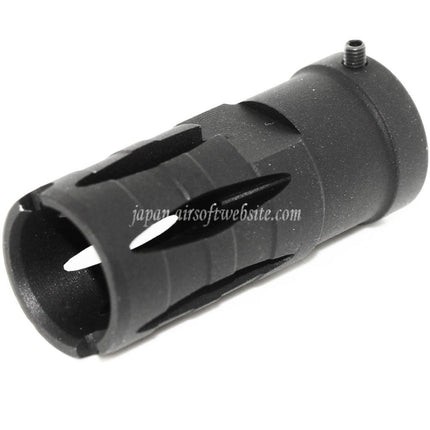 GOLDEN EAGLE 58mm G36 マズルブレーキ フラッシュハイダー -14mm CCW 反時計回りネジ式バレルライフル エアソフトガン対応 ブラック