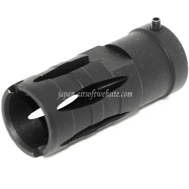 GOLDEN EAGLE 58mm G36 マズルブレーキ フラッシュハイダー -14mm CCW 反時計回りネジ式バレルライフル エアソフトガン対応 ブラック
