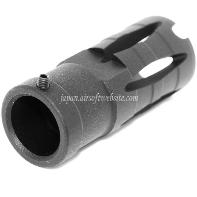 GOLDEN EAGLE 58mm G36 マズルブレーキ フラッシュハイダー -14mm CCW 反時計回りネジ式バレルライフル エアソフトガン対応 ブラック