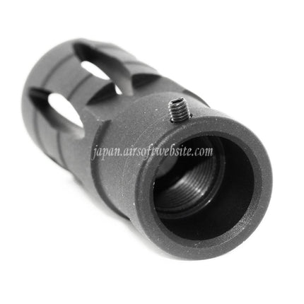 GOLDEN EAGLE 58mm G36 マズルブレーキ フラッシュハイダー -14mm CCW 反時計回りネジ式バレルライフル エアソフトガン対応 ブラック