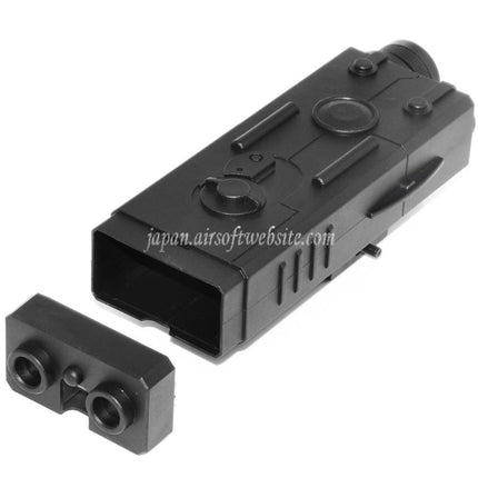 GOLDEN EAGLE QD 20mm標準レールマウント PEQスタイル バッテリーケースボックス ブラック