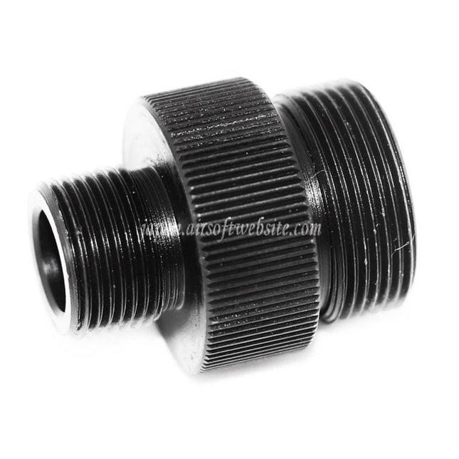 PPS バレルサイレンサーコンペンセイターアダプター +20mm 時計回り / -14mm 逆ネジ MB08/MB10 スナイパーエアソフトガンに適合