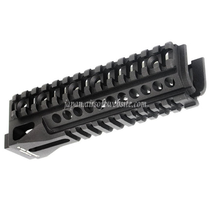 5KU CNC 160mm B-10Mスタイル ロワーハンドガードレールシステム AKシリーズ AEG GBBライフル用 エアソフト ブラック