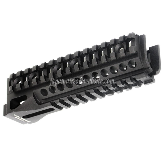 5KU CNC 160mm B-10Mスタイル ロワーハンドガードレールシステム AKシリーズ AEG GBBライフル用 エアソフト ブラック