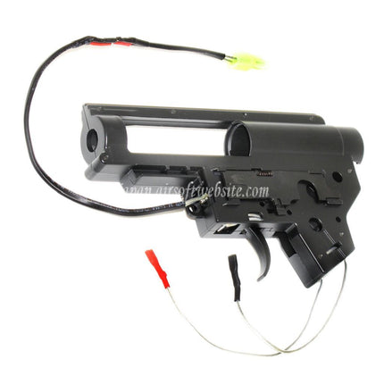 Airsoft Website QDクイックチェンジスプリングシステム 強化8mmギアボックスシェル A&K AR M4 M16シリーズ AEGライフル エアソフトガン フロントワイヤード対応