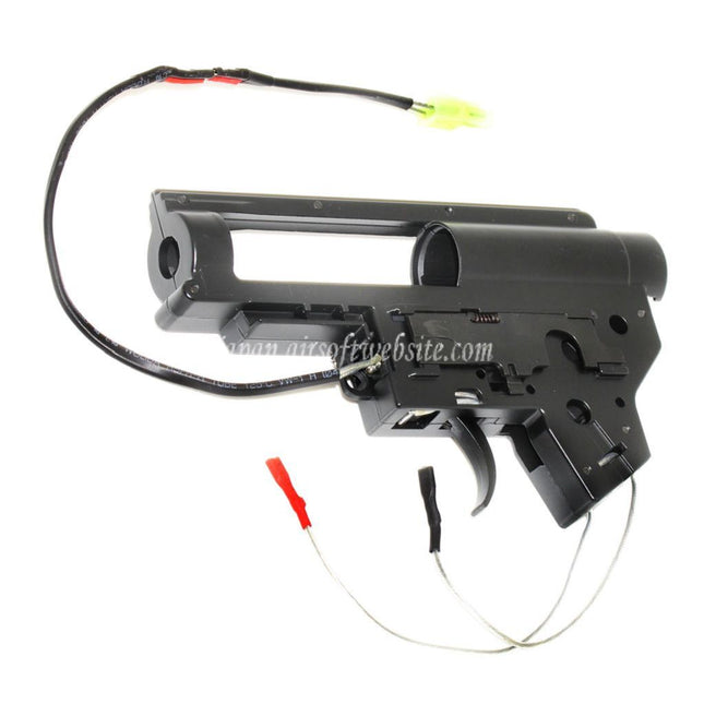 Airsoft Website QDクイックチェンジスプリングシステム 強化8mmギアボックスシェル A&K AR M4 M16シリーズ AEGライフル エアソフトガン フロントワイヤード対応