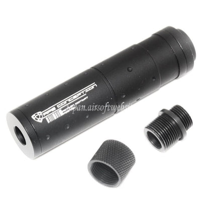 APS サイレンサー アダプター付き -14mm -12mm 反時計回りネジ ACP601/606 ブラックホーネット 東京マルイ G17シリーズ GBBピストル対応