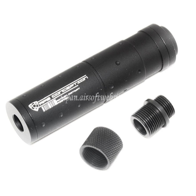 APS サイレンサー アダプター付き -14mm -12mm 反時計回りネジ ACP601/606 ブラックホーネット 東京マルイ G17シリーズ GBBピストル対応