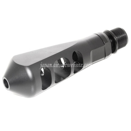 Airsoft Website 107mm タンカー フラッシュハイダー -14mm 逆ネジバレル ライフル用