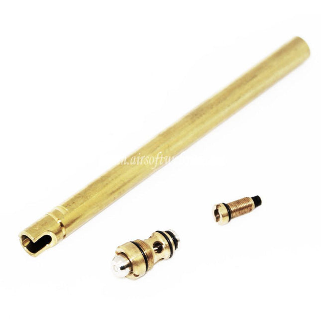 DOUBLE BELLインナーバレル（マガジンバルブ付き）は、DOUBLE BELL、WESTERN ARMS (WA)、WE、東京マルイ 1911シリーズ GBBピストル（エアソフトガン）に適合します