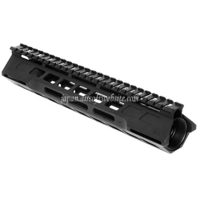 APS CNC 10インチ PER Phantom 3.0 M-LOKハンドガードレールシステム APS CYMA G&P JG 東京マルイ M4 M16シリーズ AEGライフル エアソフトガン対応 ブラック