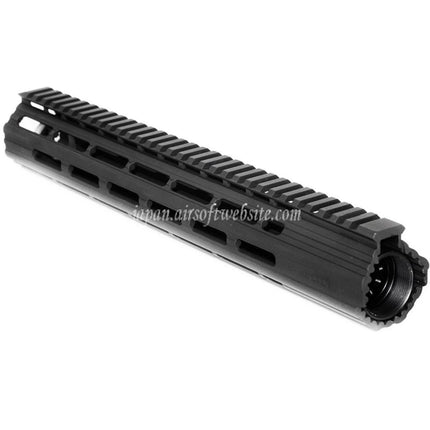 APS CNC 13インチ イノシシ1.0 M-LOKハンドガードレールシステム APS、CYMA、G&P、JG、東京マルイM4、M16シリーズAEGライフル エアソフトガン ブラック