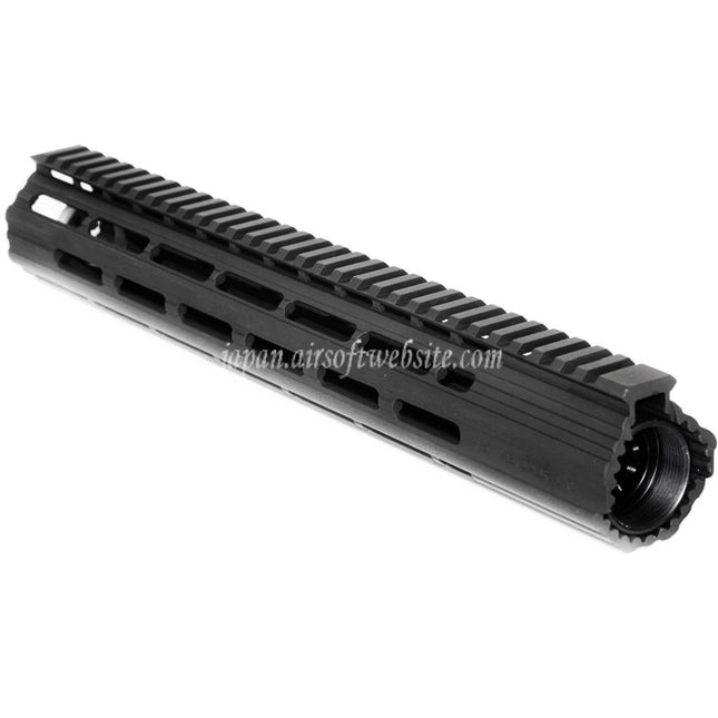 APS CNC 13インチ イノシシ1.0 M-LOKハンドガードレールシステム APS、CYMA、G&P、JG、東京マルイM4、M16シリーズAEGライフル エアソフトガン ブラック