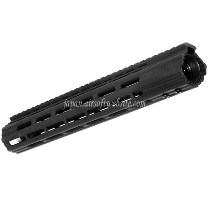 APS CNC 13インチ イノシシ1.0 M-LOKハンドガードレールシステム APS、CYMA、G&P、JG、東京マルイM4、M16シリーズAEGライフル エアソフトガン ブラック