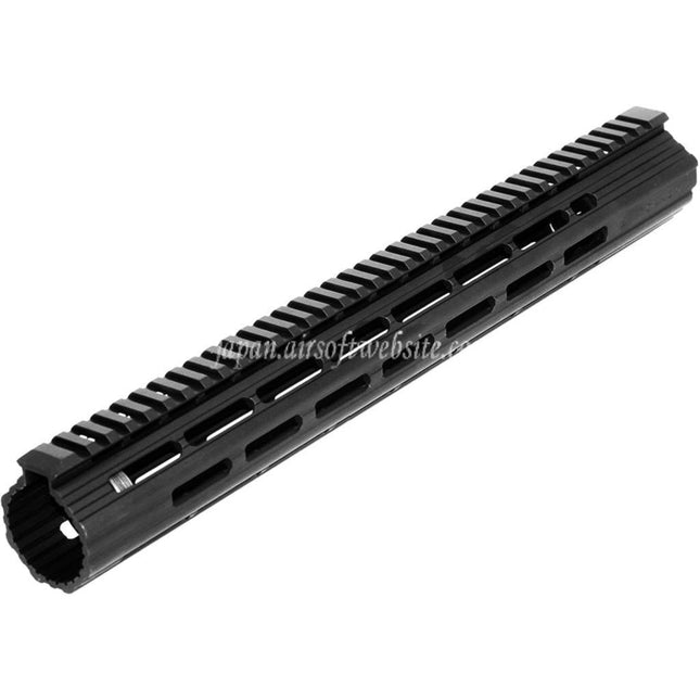 APS CNC 15インチ Boar 2.0 M-LOKハンドガードレールシステム APS、CYMA、G&P、JG、東京マルイM4、M16シリーズAEGライフル エアソフトガン ブラック