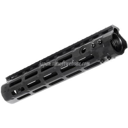 APS CNC 10インチ Evolution Tech 3.0 M-LOKハンドガードレールシステム APS、CYMA、G&P、JG、東京マルイM4、M16シリーズAEGライフル エアソフトガン ブラック