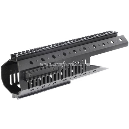 CYMA CNCアルミニウム 326mmハンドガードレールシステム CYMA 東京マルイ M14シリーズ AEGライフル対応 ブラック
