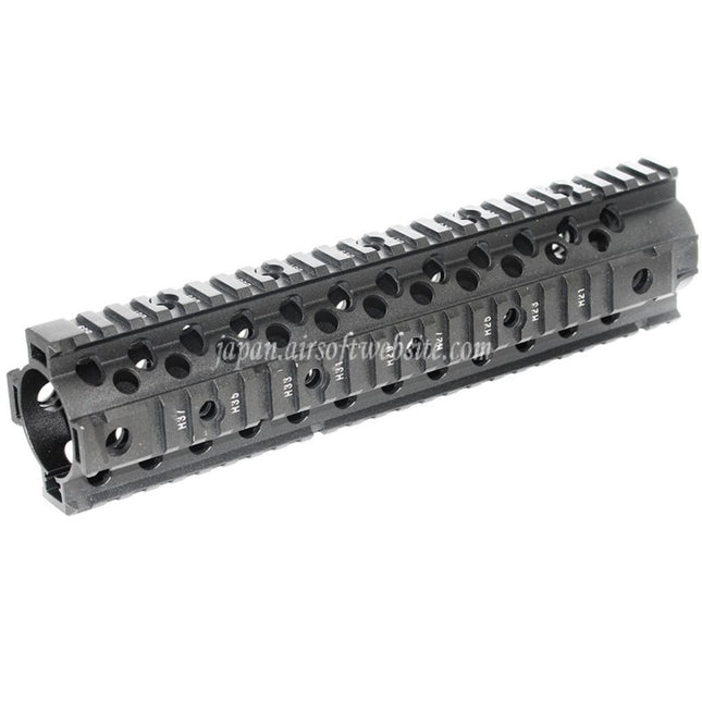 CYMA CNCアルミニウム 255mm 10インチ フリーフロート RISハンドガードレールシステム M4 M16シリーズ AEGライフル対応 ブラック