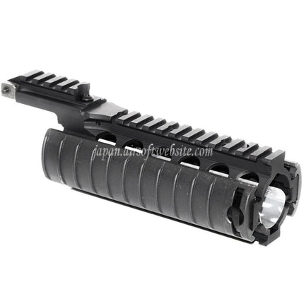 CYMA CNCアルミニウム 210mm RASハンドガードレールシステム レールカバー付き 東京マルイ M4 M16シリーズ AEG / WA M4 M16シリーズ GBBライフル対応 ブラック