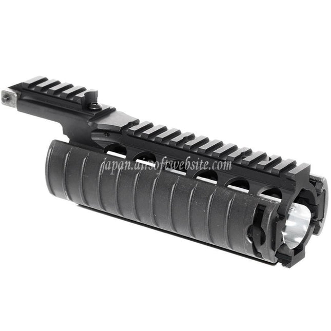 CYMA CNCアルミニウム 210mm RASハンドガードレールシステム レールカバー付き 東京マルイ M4 M16シリーズ AEG / WA M4 M16シリーズ GBBライフル対応 ブラック