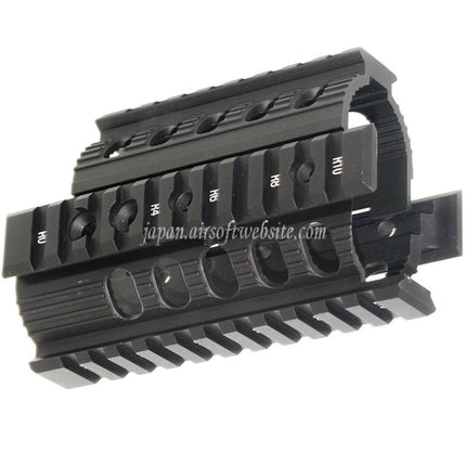 CYMA CNCアルミニウム 135mmハンドガードレールシステム 東京マルイ D-Boys CYMA APS VFC Matrix AK74Uシリーズ AEGライフル対応 ブラック