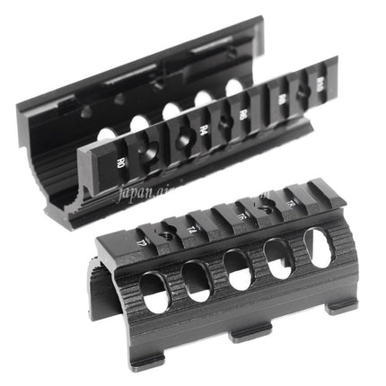 CYMA CNCアルミニウム 135mmハンドガードレールシステム 東京マルイ D-Boys CYMA APS VFC Matrix AK74Uシリーズ AEGライフル対応 ブラック