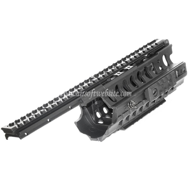 CYMA 328mm SIRシステム RISハンドガードレールシステム M4 M16シリーズ AEGライフル対応 ブラック