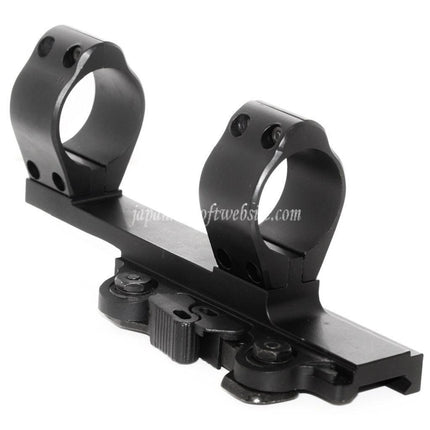 CYMA タクティカルスタイル 30mm QD ダブルリングサイトサポート デュアルスコープマウント ブラック