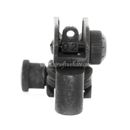 CYMA LMT L8Aスタイル タクティカルCQBリアサイト M4 M16シリーズ AEGライフル エアソフトガン対応