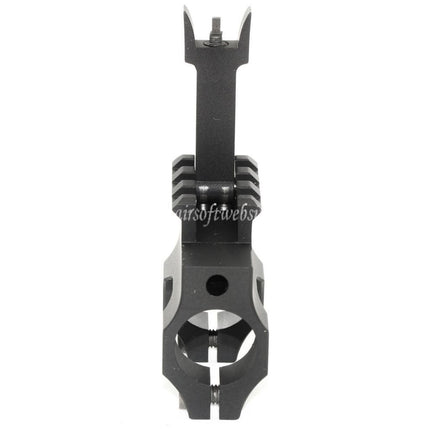 Airsoft Website Vltorスタイル メタルフリップアップフロントサイト 20mmレール付き M4 M16 AEGライフル対応