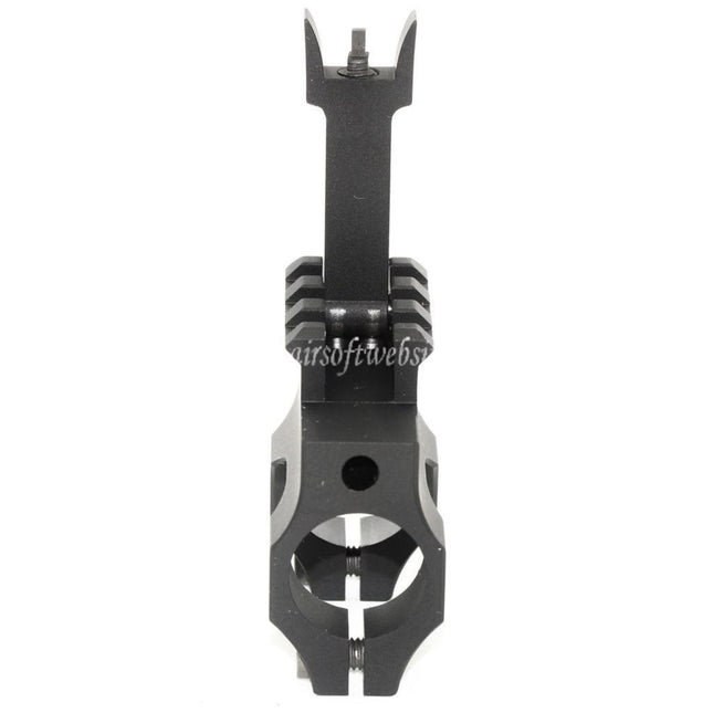 Airsoft Website Vltorスタイル メタルフリップアップフロントサイト 20mmレール付き M4 M16 AEGライフル対応