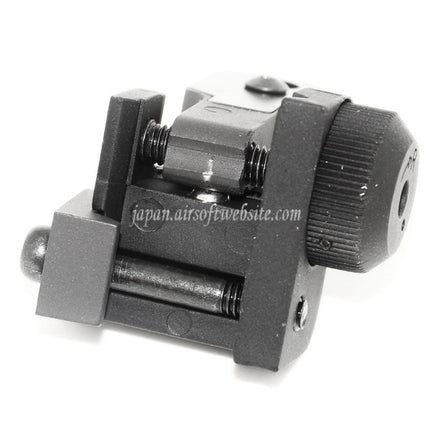 Airsoft Website MAD BUISスタイル フリップアップリアサイト 標準20mm RIS RASレールに対応