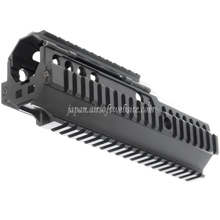 Airsoft Website 225mm 9インチ CNCアルミ製 4面ハンドガードレールシステム ARMY G&G L85 R85 AEGライフル対応 ブラック