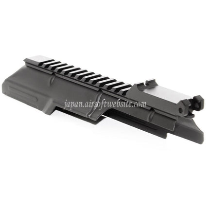 CYMA アッパーレシーバーカバー 20mmタクティカルレールリアサイト付き D-Boys JG Jing Gong GOLDEN EAGLE CYMA 東京マルイ AKS74Uシリーズ AEGライフル エアソフトガン対応 ブラック