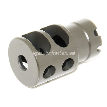 Airsoft Website 55mm DTK-2スタイル マズルブレーキ フラッシュハイダー -14mm逆ネジバレルライフル エアソフトガン対応